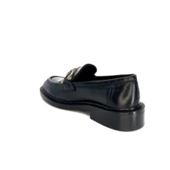 Ivoire0460a Ivoire Jeissan 1 Cuir Noir*Femme Mocassins