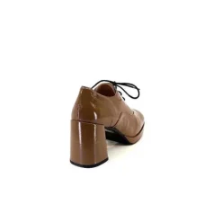 Ivoire0532 Ivoire K2000 M Cuir Vernis Marron*Femme Lacets