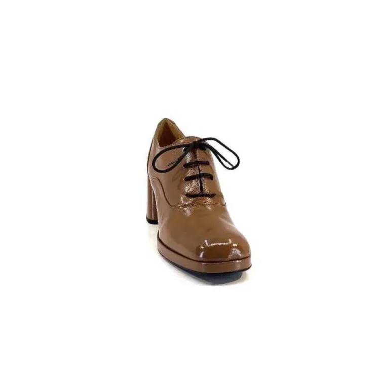 Ivoire0532 Ivoire K2000 M Cuir Vernis Marron*Femme Lacets