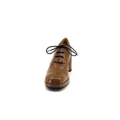 Ivoire0532 Ivoire K2000 M Cuir Vernis Marron*Femme Lacets