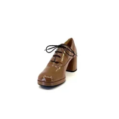 Ivoire0532 Ivoire K2000 M Cuir Vernis Marron*Femme Lacets