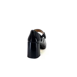 Ivoire0532 Ivoire K2002 M Cuir Vernis Noir*Femme Escarpins