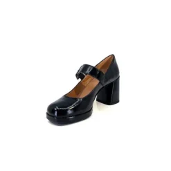 Ivoire0532 Ivoire K2002 M Cuir Vernis Noir*Femme Escarpins