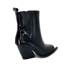 take a walk Ivoire L39620 Cuir Noir*Femme Santiags