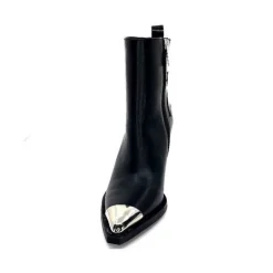 take a walk Ivoire L39620 Cuir Noir*Femme Santiags