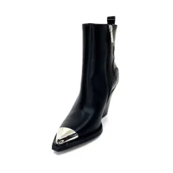 take a walk Ivoire L39620 Cuir Noir*Femme Santiags