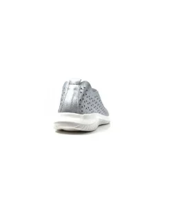 Ivoire0036a Ivoire Liberte Cuir Argent*Femme Baskets