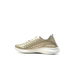 Ivoire0036a Ivoire Liberte Cuir Or*Femme Baskets