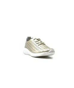 Ivoire0036a Ivoire Liberte Cuir Or*Femme Baskets