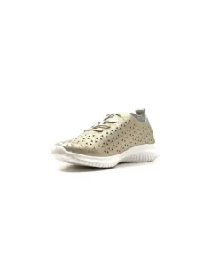 Ivoire0036a Ivoire Liberte Cuir Or*Femme Baskets