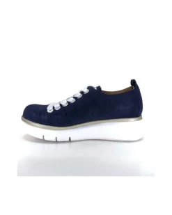 Ivoire0130a Ivoire 7L4144Pe Cuir Bleu Marine*Femme Baskets