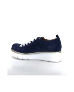 Ivoire0130a Ivoire 7L4144Pe Cuir Bleu Marine*Femme Baskets