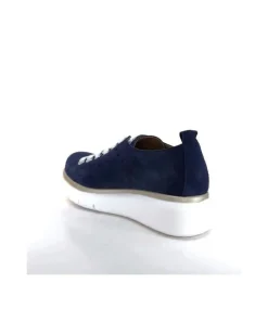 Ivoire0130a Ivoire 7L4144Pe Cuir Bleu Marine*Femme Baskets