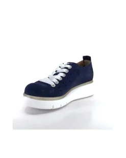 Ivoire0130a Ivoire 7L4144Pe Cuir Bleu Marine*Femme Baskets
