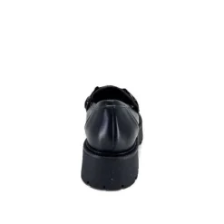 Ivoire0130a Ivoire 1M4995 Cuir Noir*Femme Mocassins