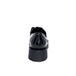 Ivoire0130a Ivoire 1M4158 Cuir Vernis Noir*Femme Mocassins