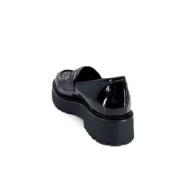 Ivoire0130a Ivoire 1M4883 Cuir Vernis Noir*Femme Mocassins