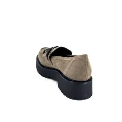 Ivoire0130a Ivoire 1M4995 Iv Daim Taupe*Femme Mocassins