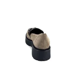 Ivoire0130a Ivoire 1M4995 Iv Daim Taupe*Femme Mocassins