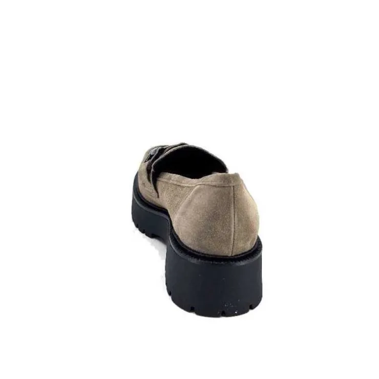 Ivoire0130a Ivoire 1M4995 Iv Daim Taupe*Femme Mocassins