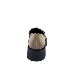 Ivoire0130a Ivoire 1M4995 Iv Daim Taupe*Femme Mocassins