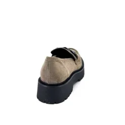 Ivoire0130a Ivoire 1M4995 Iv Daim Taupe*Femme Mocassins