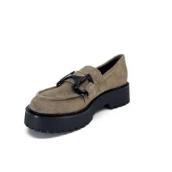 Ivoire0130a Ivoire 1M4995 Iv Daim Taupe*Femme Mocassins