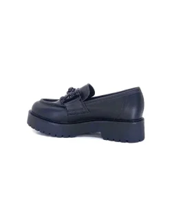 Ivoire0130a Ivoire 1M4399Fp Cuir Noir*Femme Mocassins