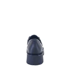 Ivoire0130a Ivoire 1M4399Fp Cuir Noir*Femme Mocassins