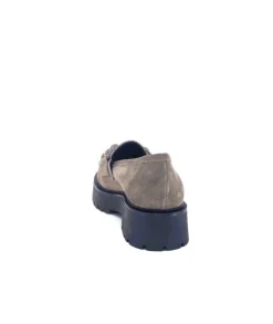 Ivoire0130a Ivoire 1M4399Pe Daim Taupe*Femme Mocassins