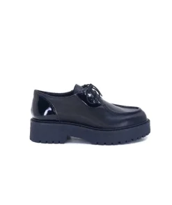 Ivoire0130a Ivoire 1M4001Pm Cuir Noir*Femme Lacets