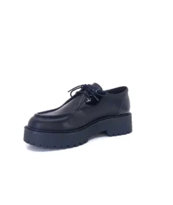 Ivoire0130a Ivoire 1M4001Pm Cuir Noir*Femme Lacets