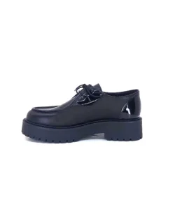 Ivoire0130a Ivoire 1M4001Pm Cuir Noir*Femme Lacets