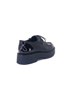Ivoire0130a Ivoire 1M4001Pm Cuir Noir*Femme Lacets