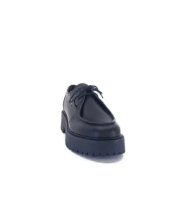 Ivoire0130a Ivoire 1M4001Pm Cuir Noir*Femme Lacets