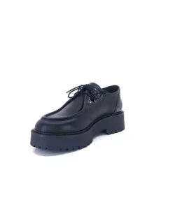 Ivoire0130a Ivoire 1M4001Pm Cuir Noir*Femme Lacets