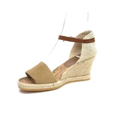 Ivoire0035a Ivoire 6N20-41 Daim Camel*Femme Plateformes