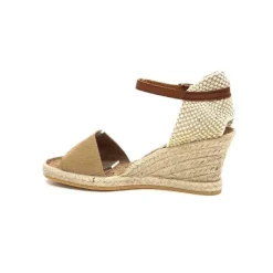 Ivoire0035a Ivoire 6N20-41 Daim Camel*Femme Plateformes
