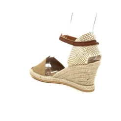 Ivoire0035a Ivoire 6N20-41 Daim Camel*Femme Plateformes