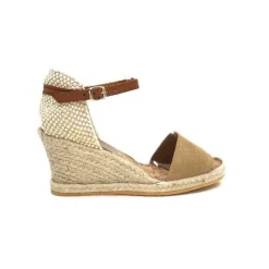Ivoire0035a Ivoire 6N20-41 Daim Camel*Femme Plateformes
