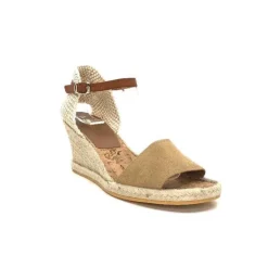 Ivoire0035a Ivoire 6N20-41 Daim Camel*Femme Plateformes