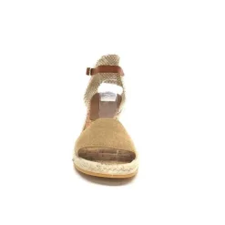 Ivoire0035a Ivoire 6N20-41 Daim Camel*Femme Plateformes