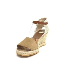 Ivoire0035a Ivoire 6N20-41 Daim Camel*Femme Plateformes