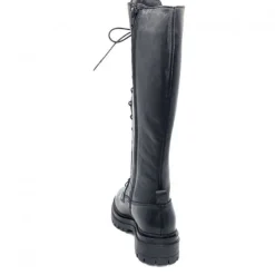 Ivoire0460a Ivoire Poggi Cuir Noir*Femme Bottes