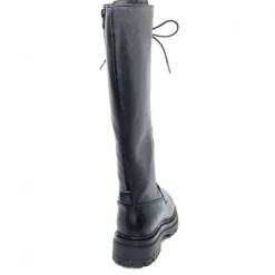 Ivoire0460a Ivoire Poggi Cuir Noir*Femme Bottes