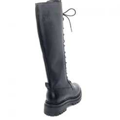 Ivoire0460a Ivoire Poggi Cuir Noir*Femme Bottes