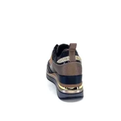 Ivoire0130a Ivoire 6Q4954 Cuir Bronze*Femme Baskets