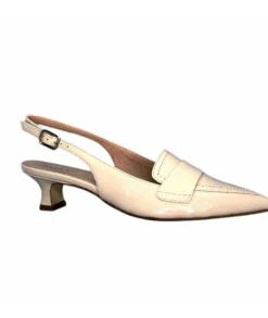 Ivoire0532 Ivoire R4232 Cuir Creme Conchiglia*Femme Escarpins