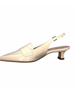 Ivoire0532 Ivoire R4232 Cuir Creme Conchiglia*Femme Escarpins