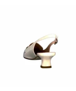Ivoire0532 Ivoire R4232 Cuir Creme Conchiglia*Femme Escarpins